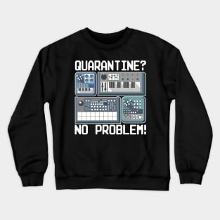 Analog Modular Synthesizer Synth Corona Quarantine Crewneck Sweatshirt